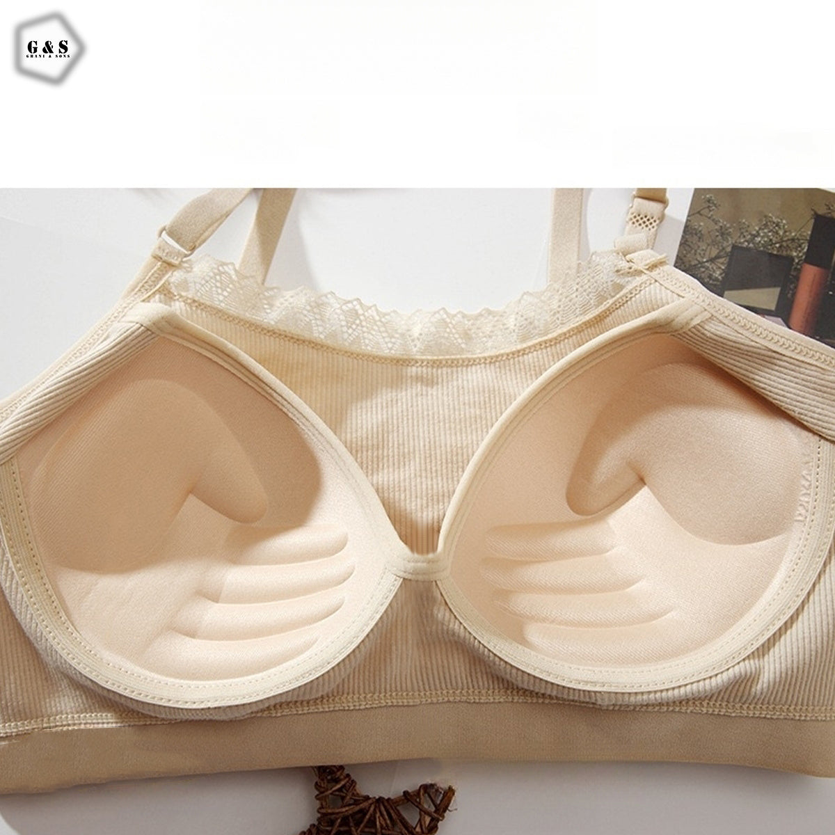 Girls Pack Of 3 Pushup T-Shirt Bralette