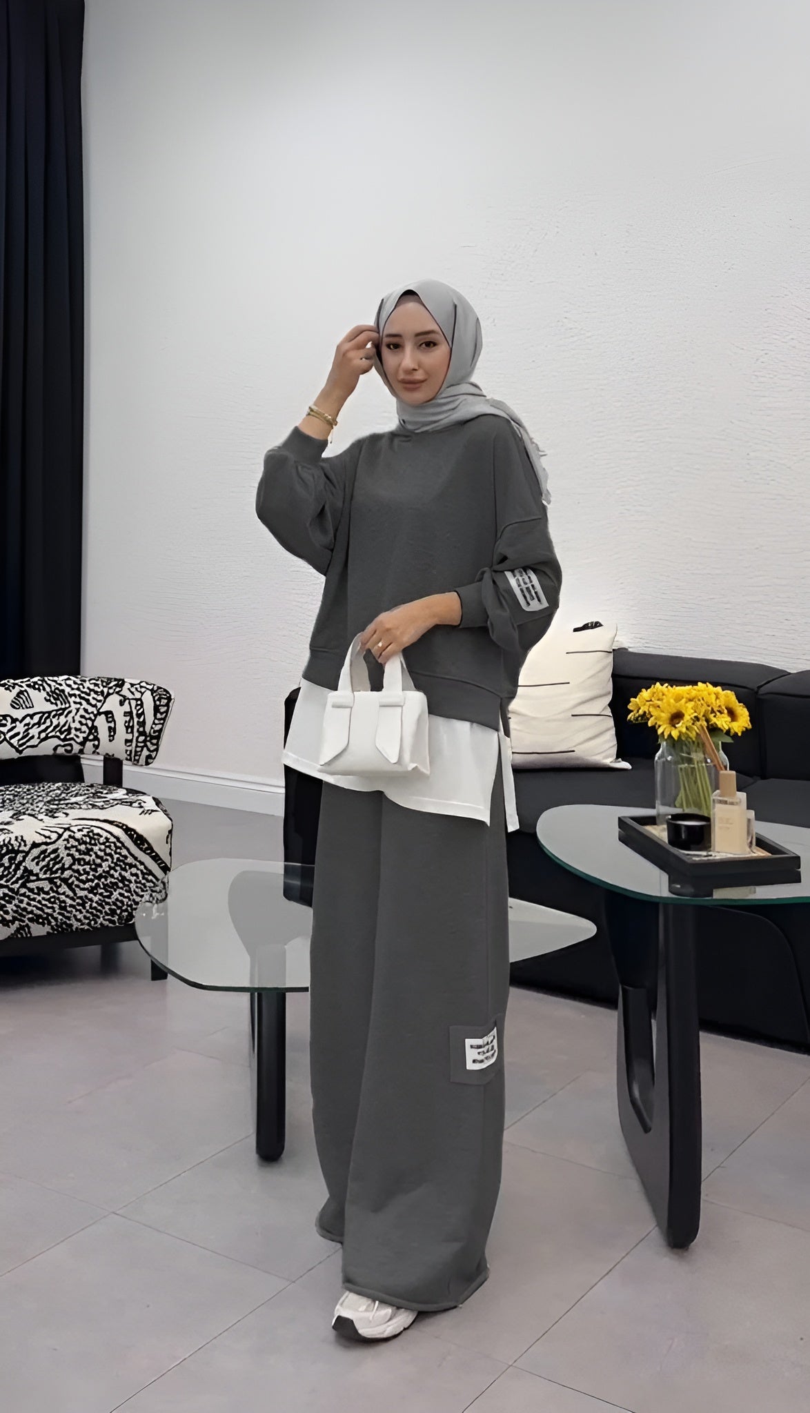 Shirt Extender Style Hooded Tracksuit For Winters