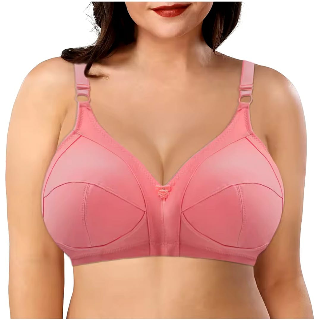50% OFF | PACK OF 3 IMPORTED PURE STRETCHABLE COTTON BRA