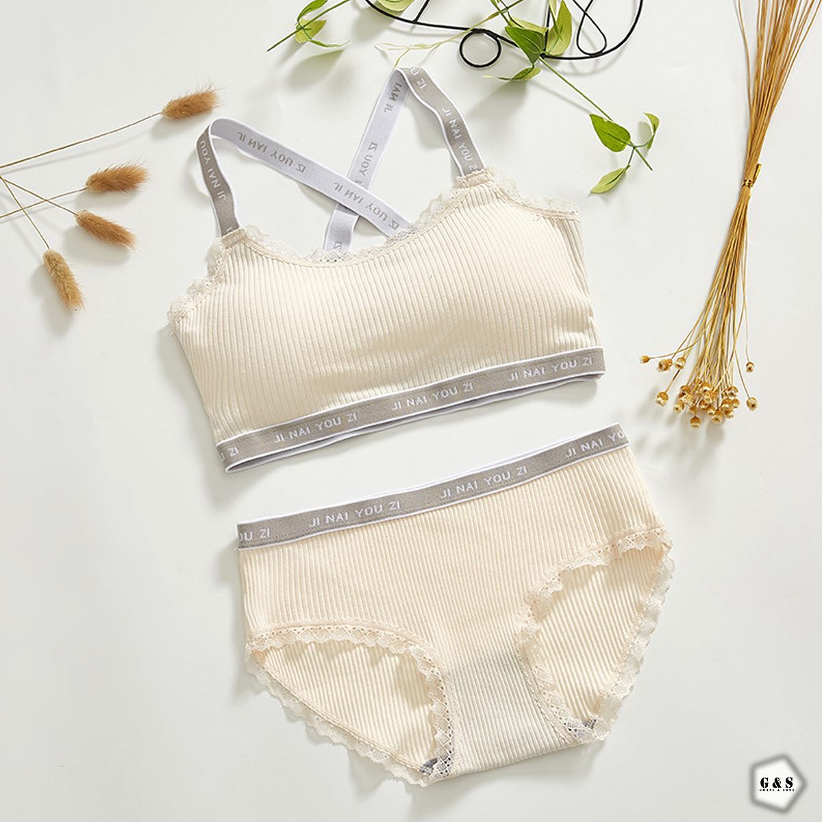 Pack Of 3 Stylish Bralette With Panty Set