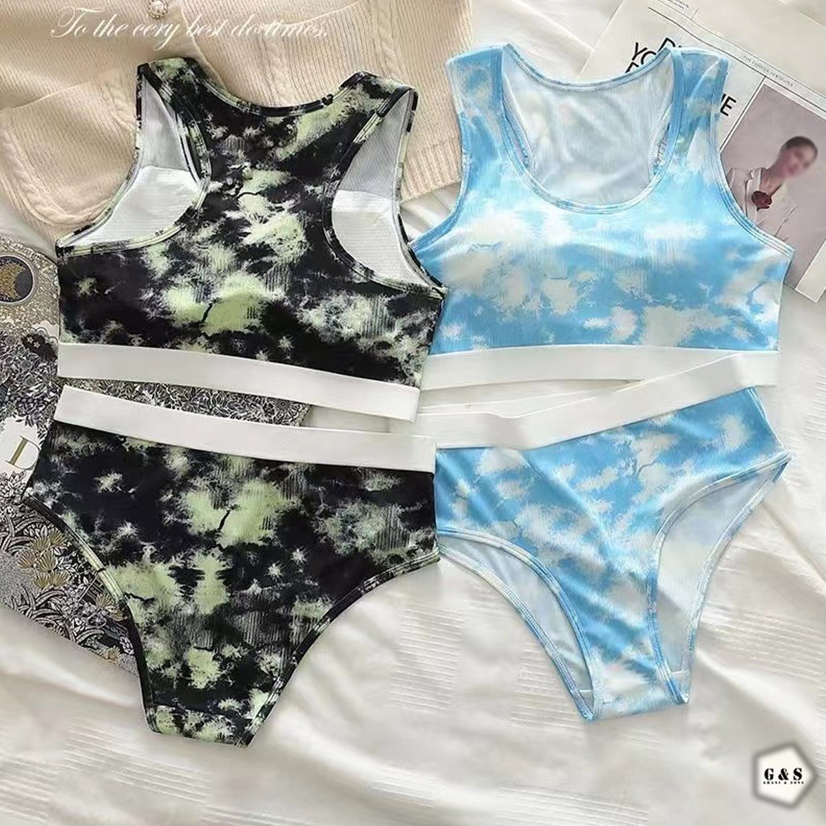 Pack Of 3 Sports Bra With Panty Set