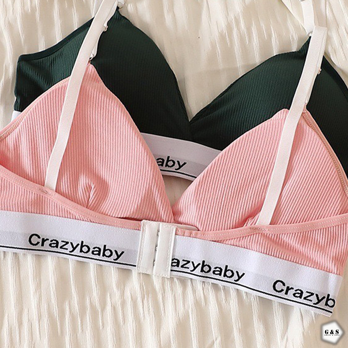 Pack Of 2 Bralette With Full Coverage Panties