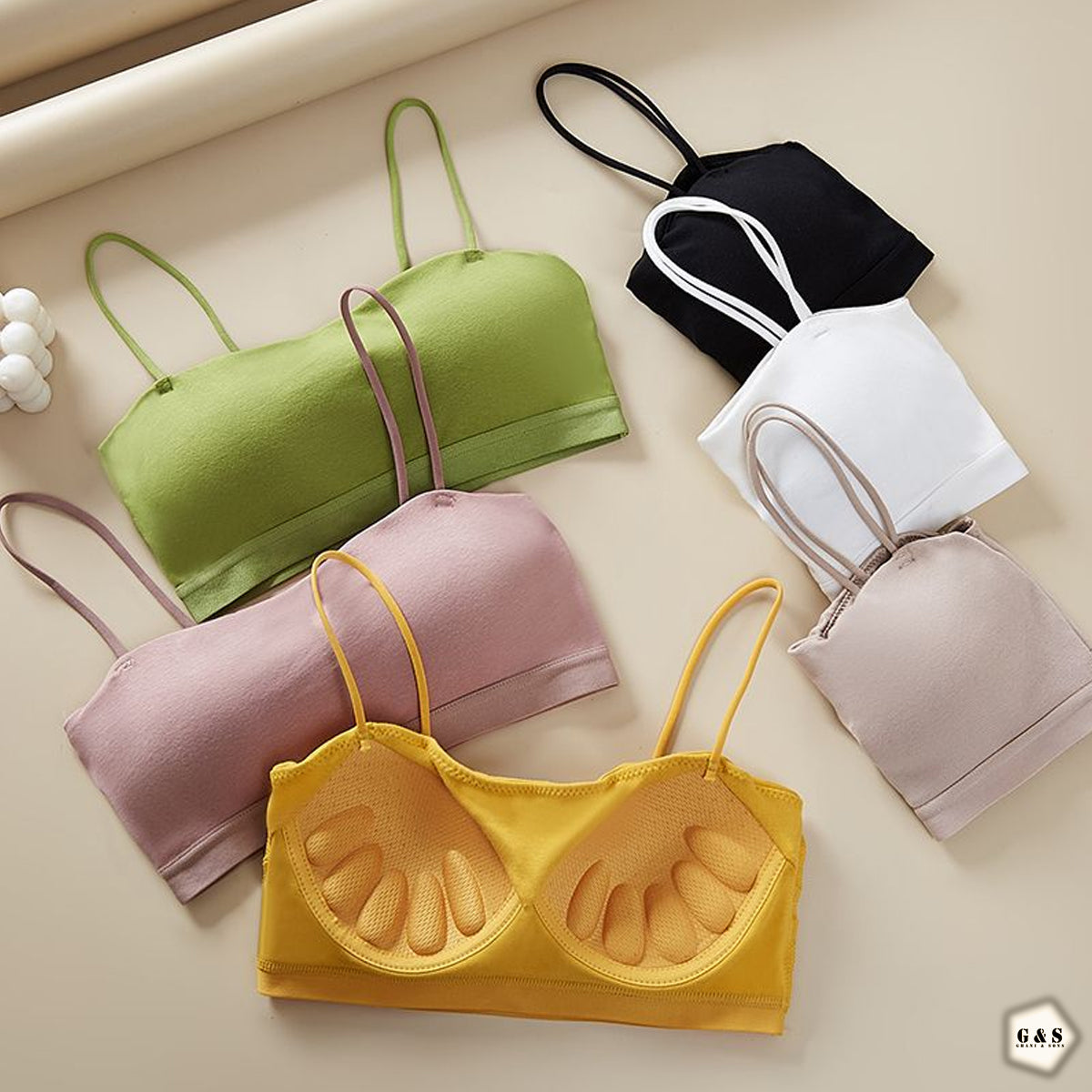 High Quality Cotton Pack Of 3 Pushup Bralette