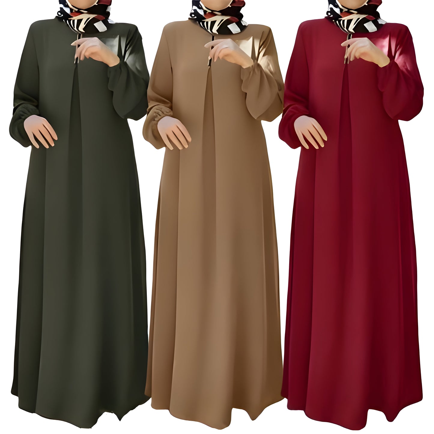 Pack of 3 Stylish Abaya l Premium Quality l All Sizes Available #1100