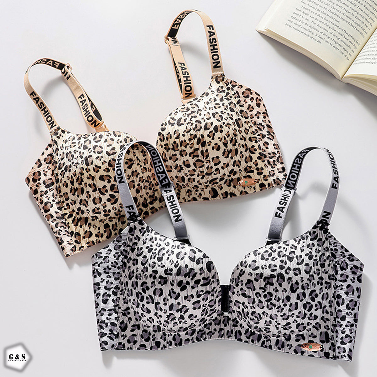 Pack Of 2 High Quality Non Wired Seamless Printed Pushup Bras