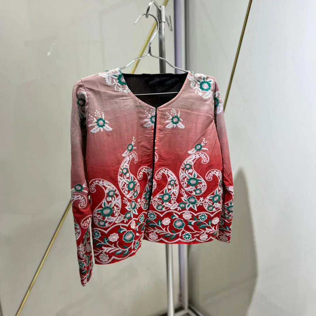 FULL EMBROIDERY TRADITIONAL BLAZER (KOTI) Design 1