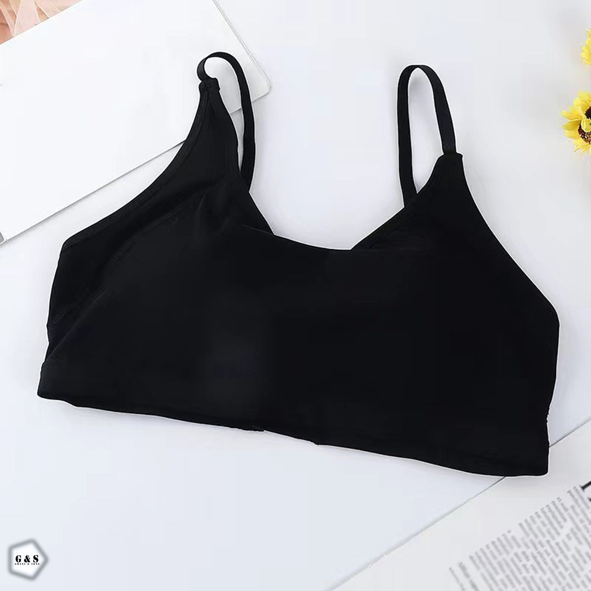 Pack Of 3 Ice Silk Summer Friendly Single Hook Design Bralette