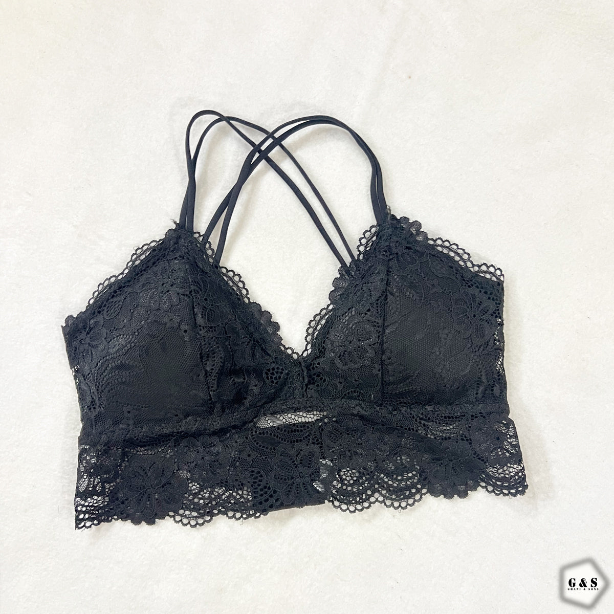 Pack Of 3 Lace Bralette With Back Hook
