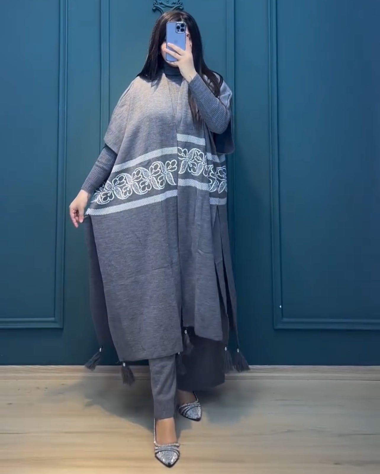 Ready To Wear 3 Pcs Winter Fleece Outfit