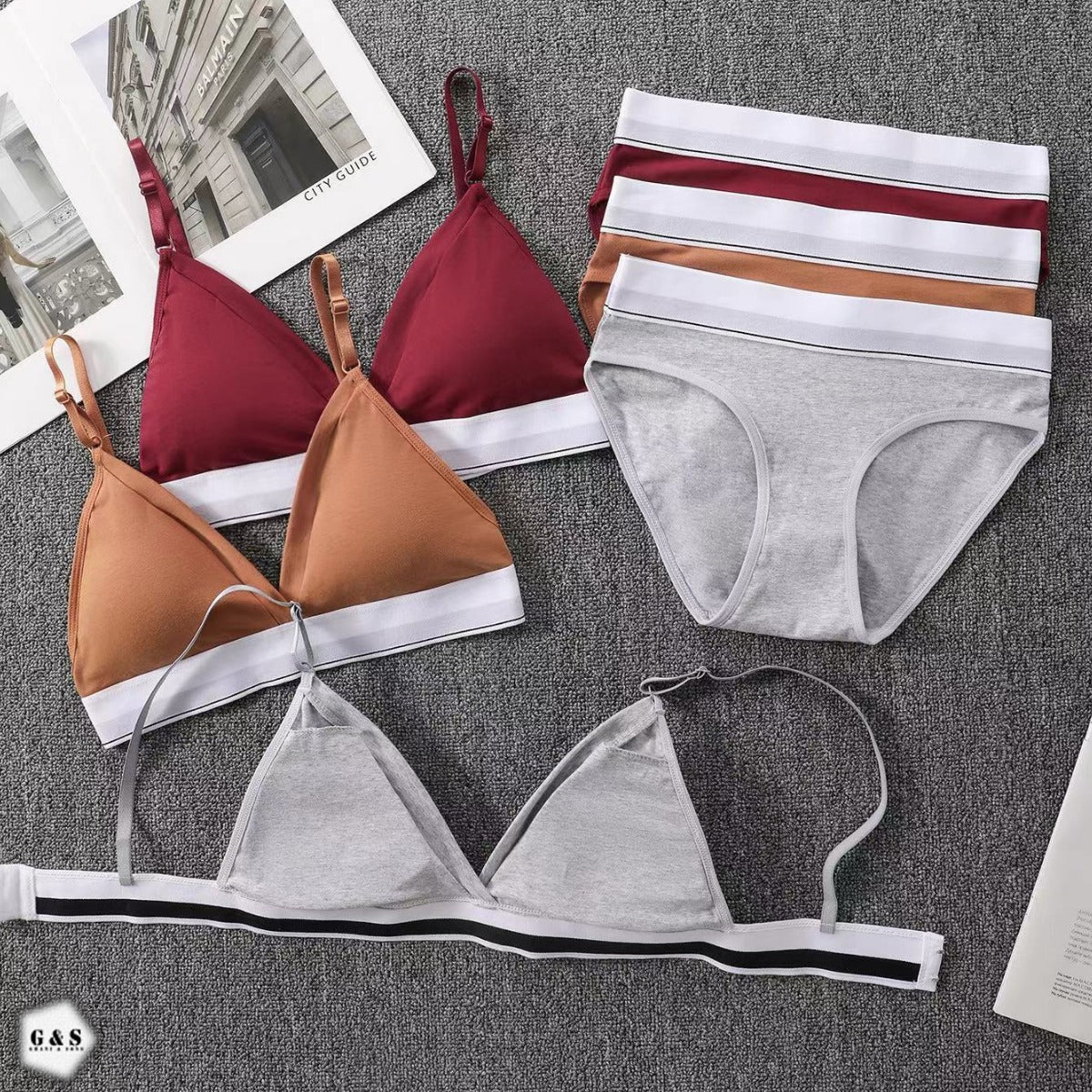 Pack Of 2 Cotton Bralette With Full Coverage Underware