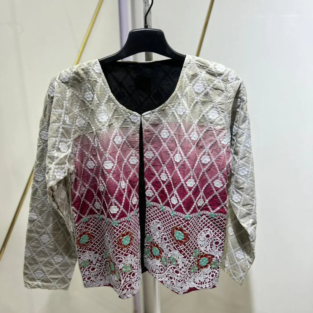 FULL EMBROIDERY TRADITIONAL BLAZER (KOTI) Design 4