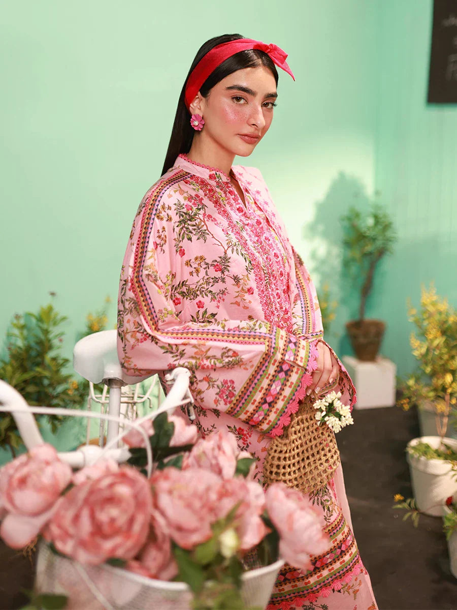 1 & Get 1 Free - BLOSSOM - LUXURY LAWN EMBROIDERED SUIT