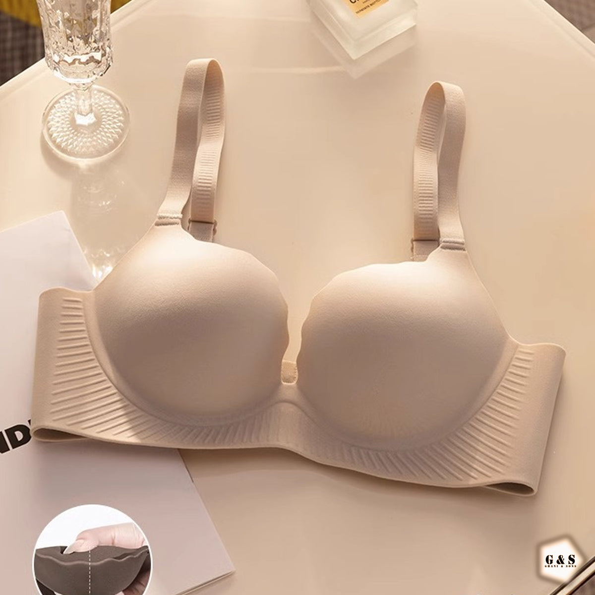 Pack Of 3 Extreme Pushup Non-Wired Seamless Bras