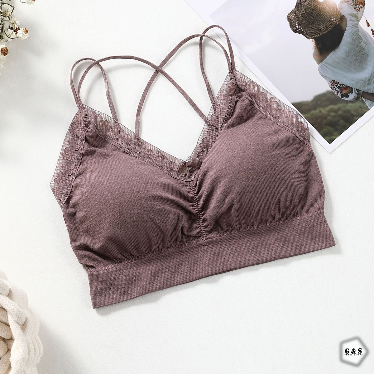 New Design Pack Of 3 Cross Back Casual/Sports Bralette