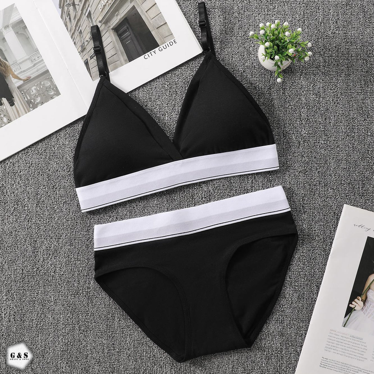 Pack Of 2 Cotton Bralette With Full Coverage Underware