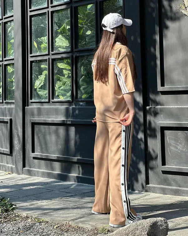 Stripes T Shirt And Jogger Pant CH 416