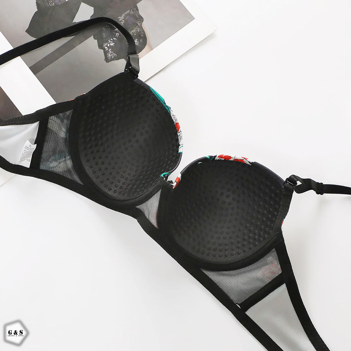 Pack Of 2 Light Padded Wired Floral Print Bra & Panty Sets