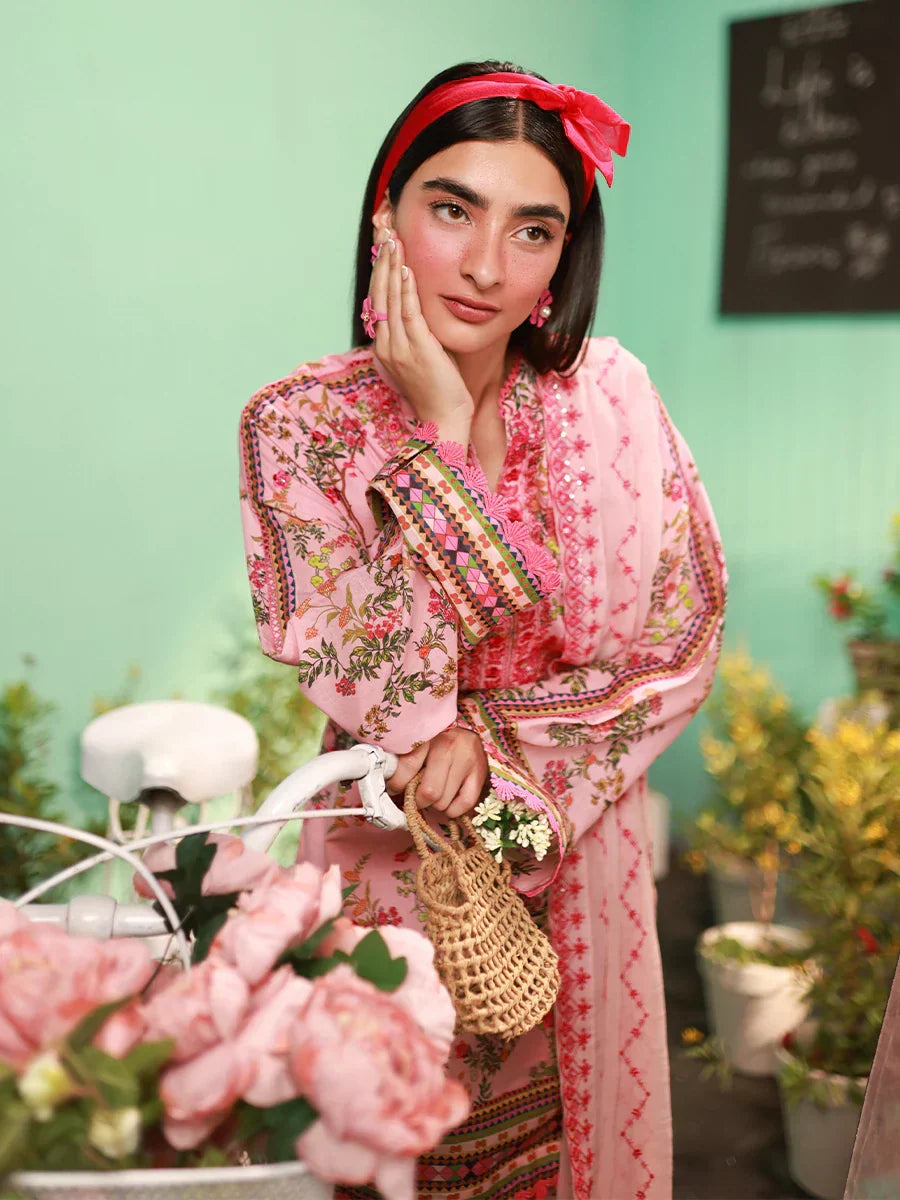 1 & Get 1 Free - BLOSSOM - LUXURY LAWN EMBROIDERED SUIT