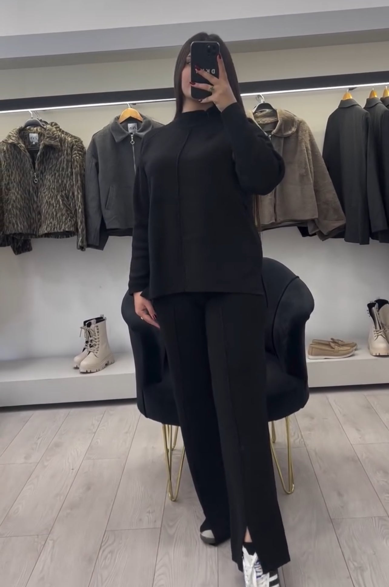 Bootcut Style Fleece Co-ord Set For Winters