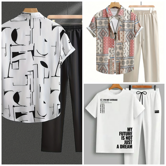 Pack of 3 Summer Tracksuits for Men – Stylish, Breathable & Comfortable Article#87686