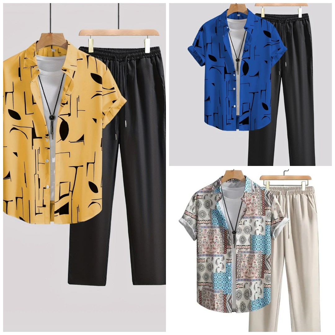 Pack of 3 Summer Tracksuits for Men – Stylish, Breathable & Comfortable Article#87687