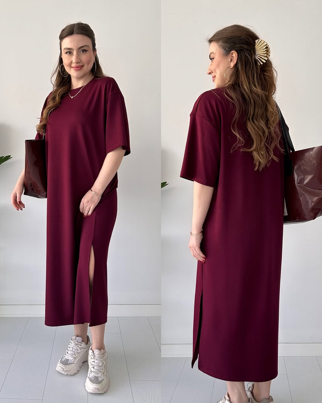 Casual Modal Drop Shoulder Dress