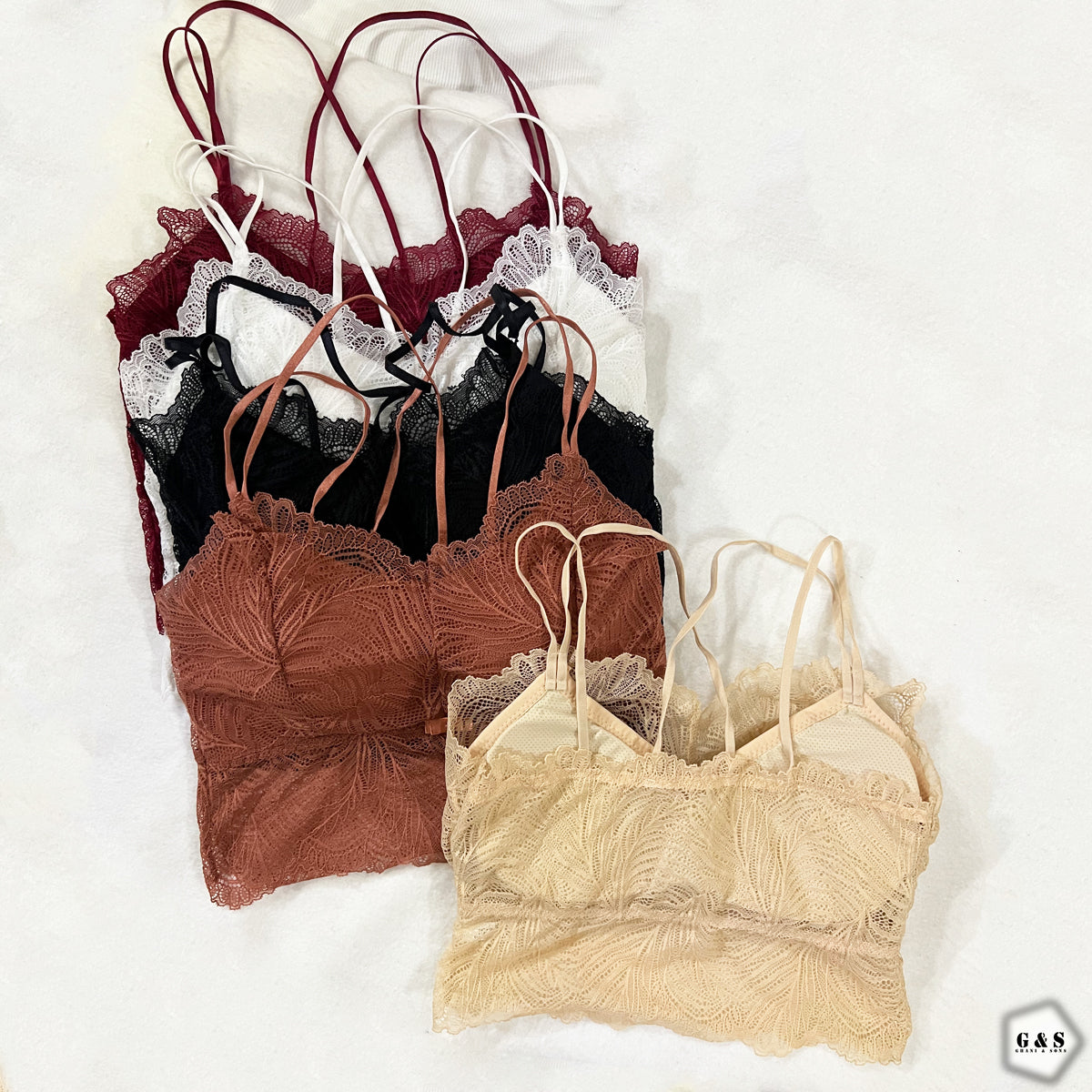 Pack Of 2 Stylish Lace Bralette