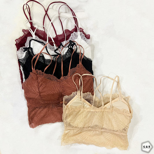 Pack Of 2 Stylish Lace Bralette