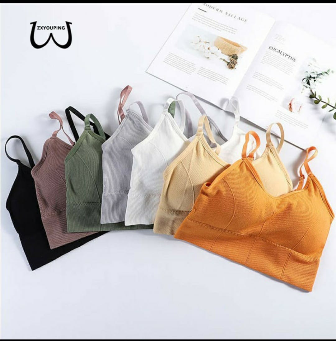 Pack OF 5 Imported Adjustable Sports Seamless Comfortable Wireless Bra For Women /fitness/Yoga/Sports