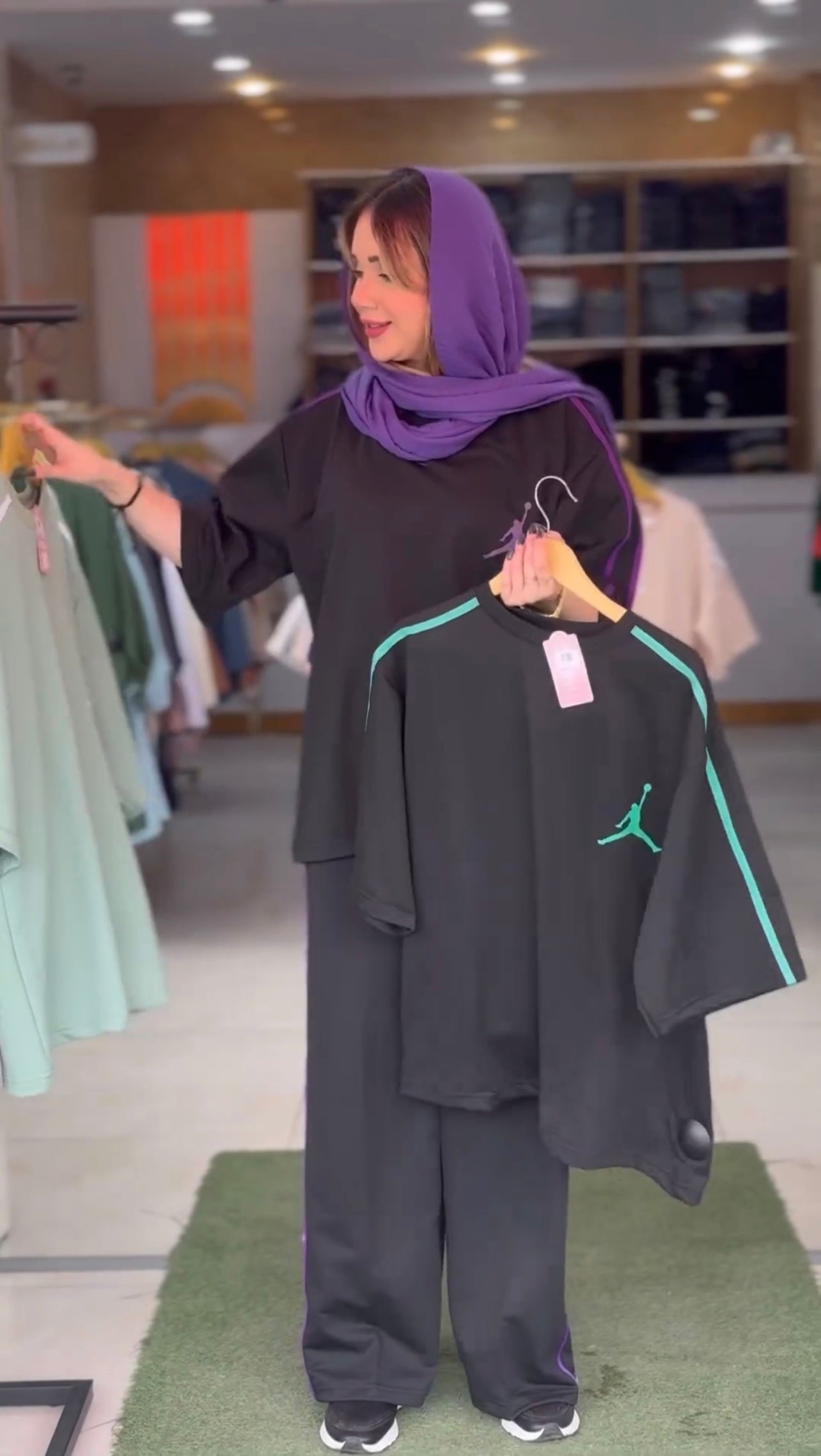 Sides Button Style T-Shirt And Jogger Pant CH 440