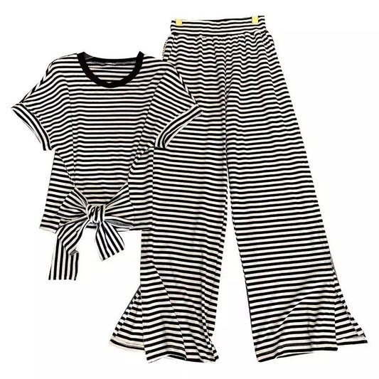 Get 2 Pcs Zebra Suit Lounge Wear