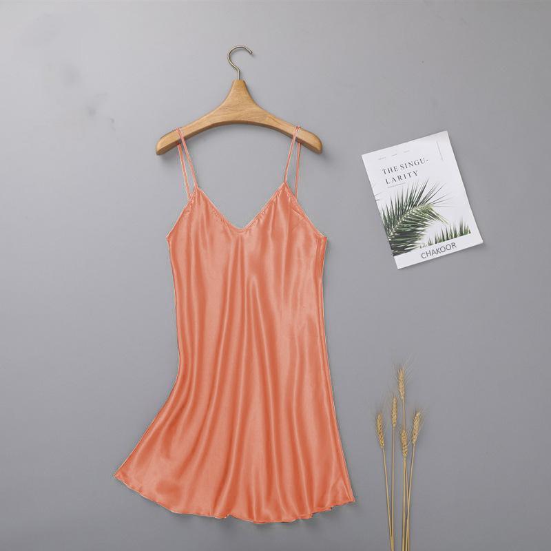 Long Silk Intimate Casual Women Sleepwear Top