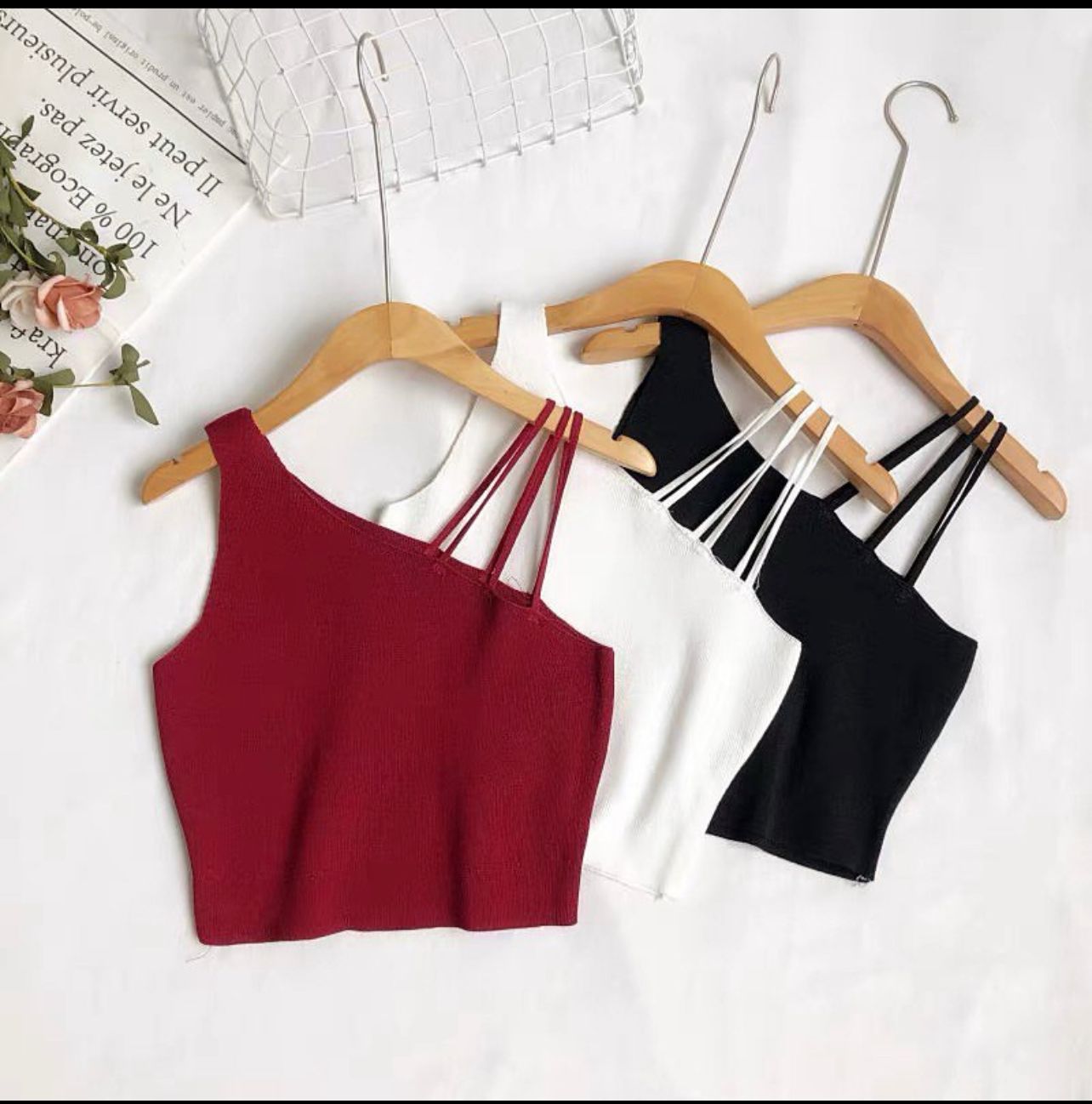 riple Straps Crop Top Ly # 003