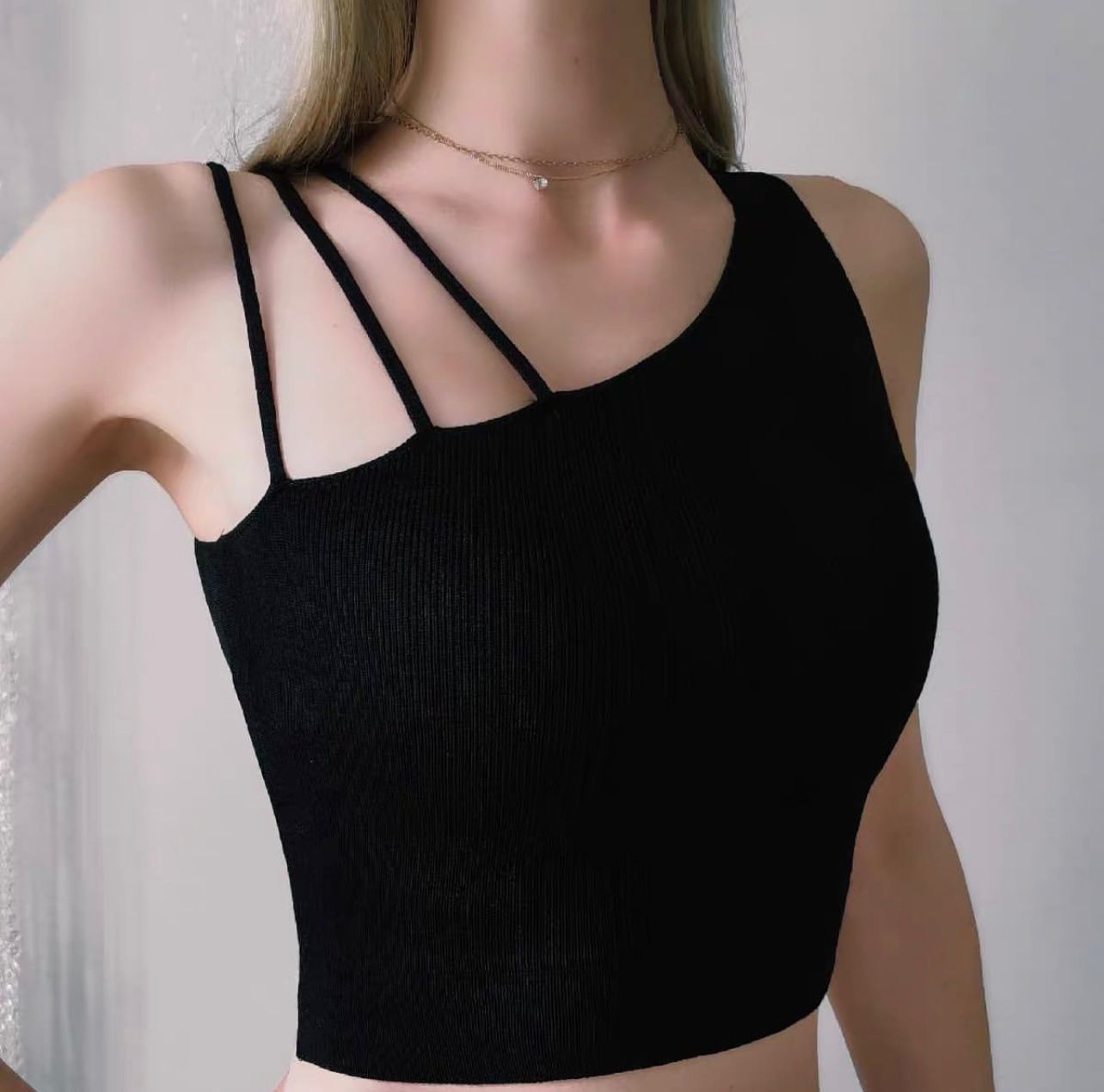 riple Straps Crop Top Ly # 003