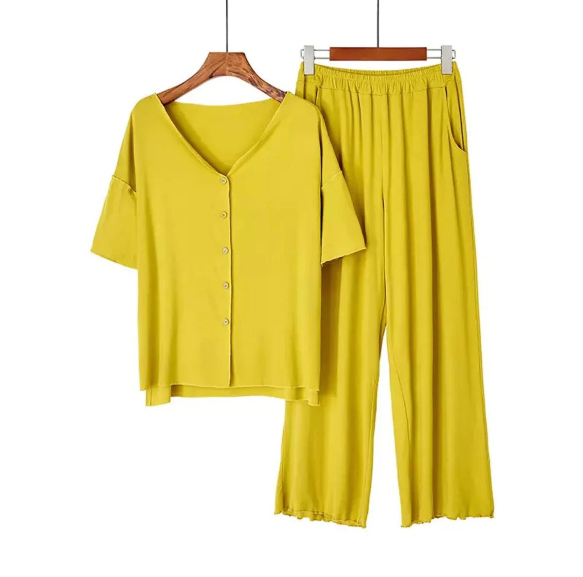 Quarter Sleeves Button Home Wear CH # 42