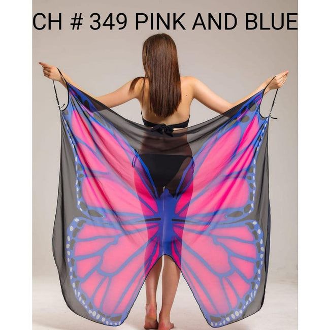 Pack of 5 Butterfly Breeze Wrap - Summer Beach Cover Up l Free Delivery