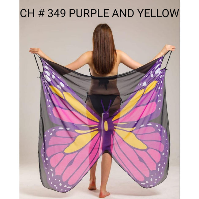 Pack of 5 Butterfly Breeze Wrap - Summer Beach Cover Up l Free Delivery