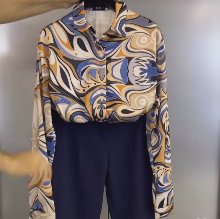 2 Pcs High waist Paint Dress