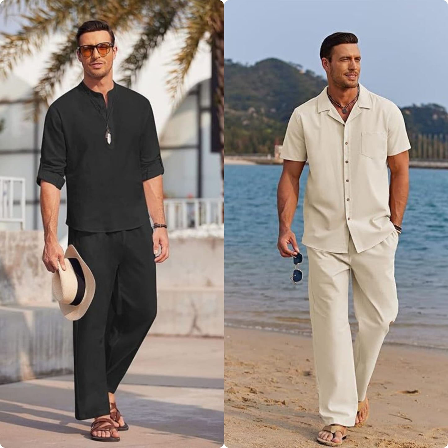 Pack of 2 Men's Summer Suit For Men l Upto 50% Off Summer Sale l Article # DOS-SS-2520/001