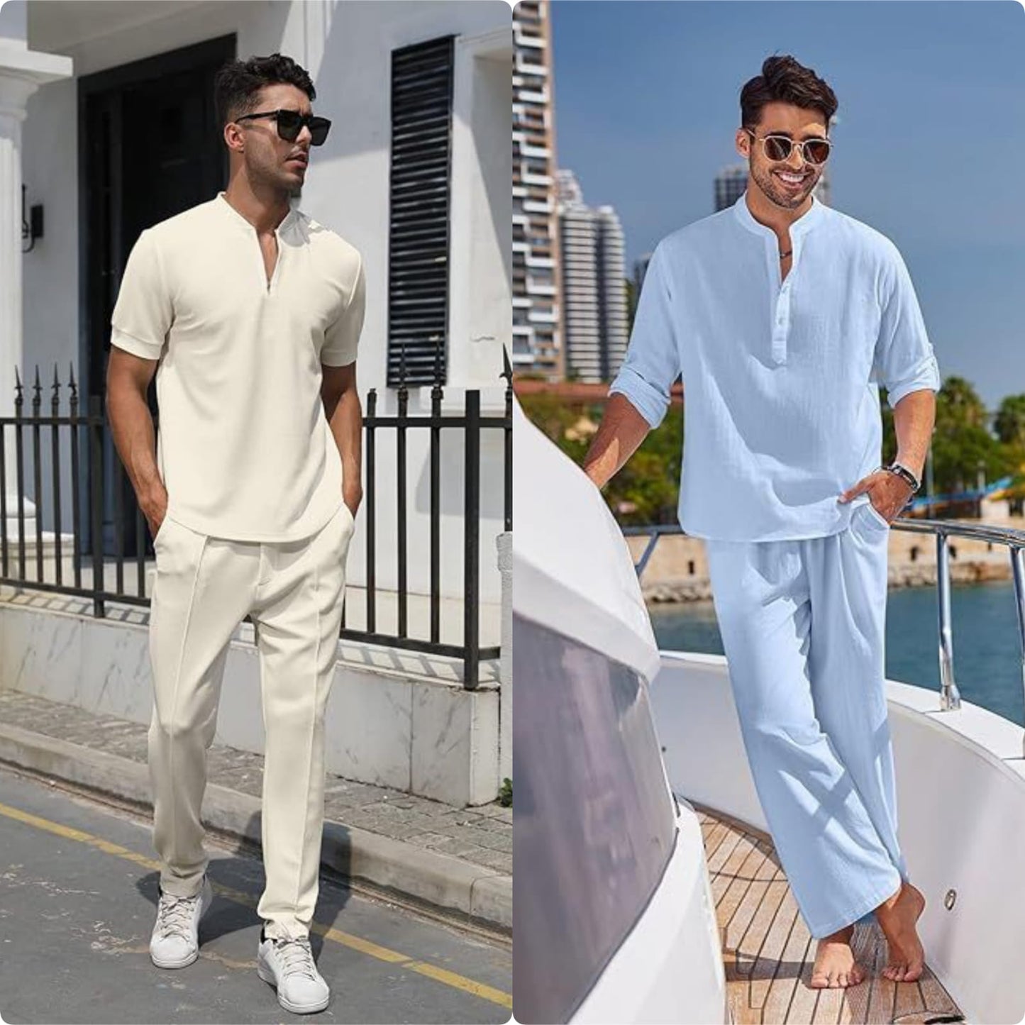 Pack of 2 Men's Summer Suit For Men l Upto 50% Off Summer Sale l Article # DOS-SS-2520/011
