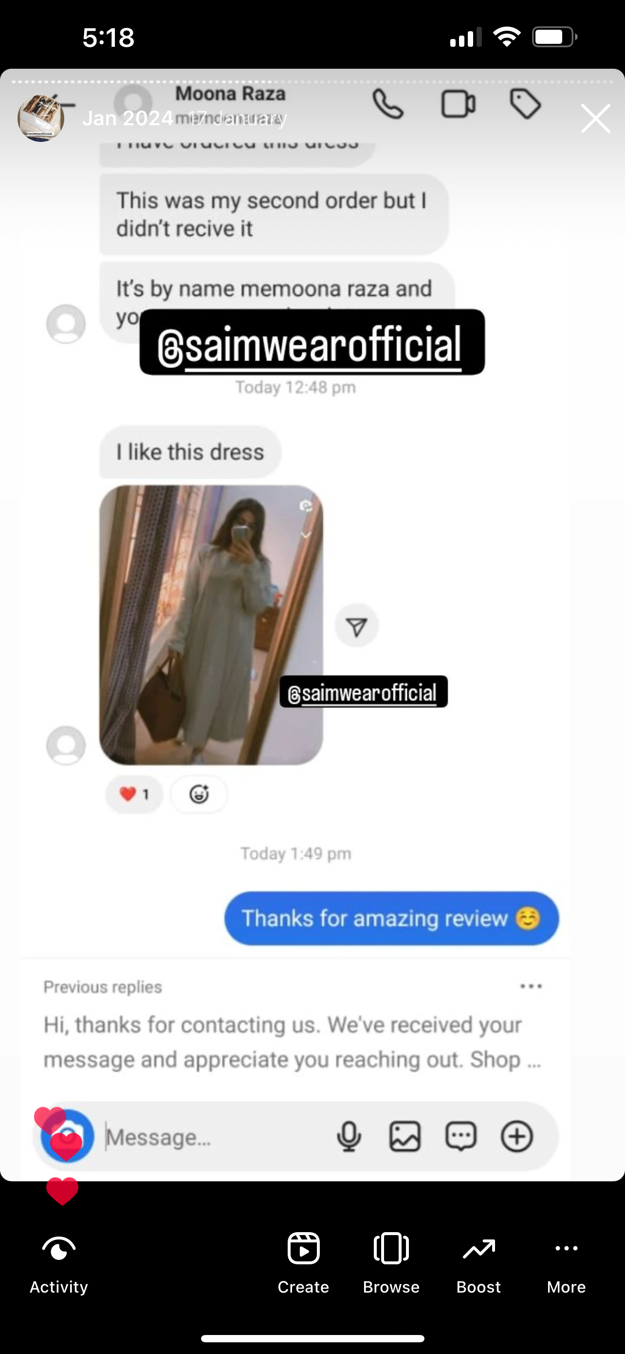 Warm Fleece Long Fallen Frock Top CH 394