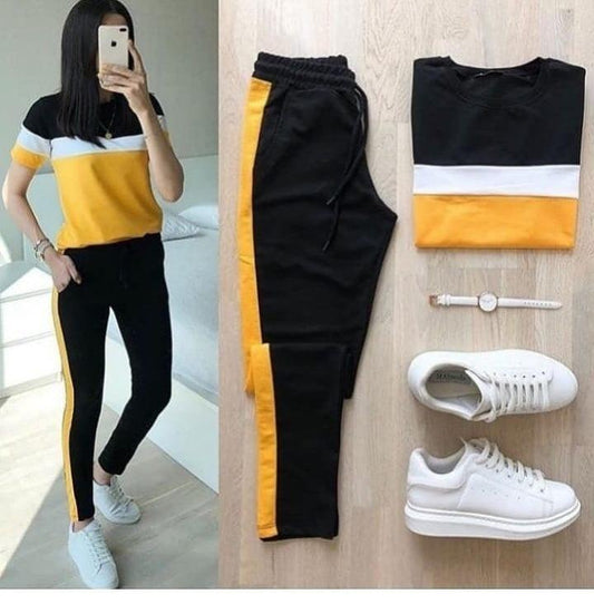 Color Panel Summer Tracksuit