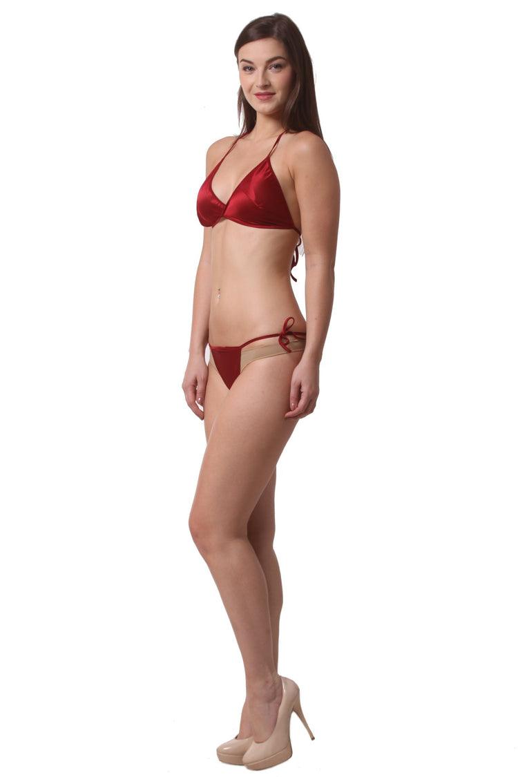 Silk Bikini Set Beach Wear Lingerie P#41