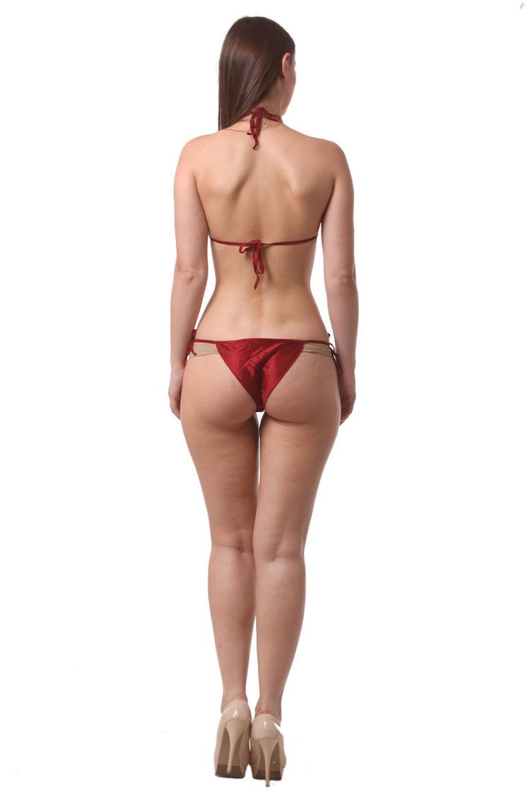 Silk Bikini Set Beach Wear Lingerie P#41