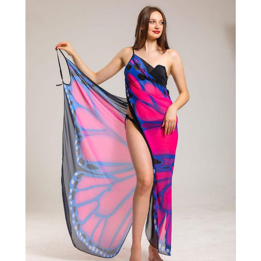 Pack of 5 Butterfly Breeze Wrap - Summer Beach Cover Up l Free Delivery