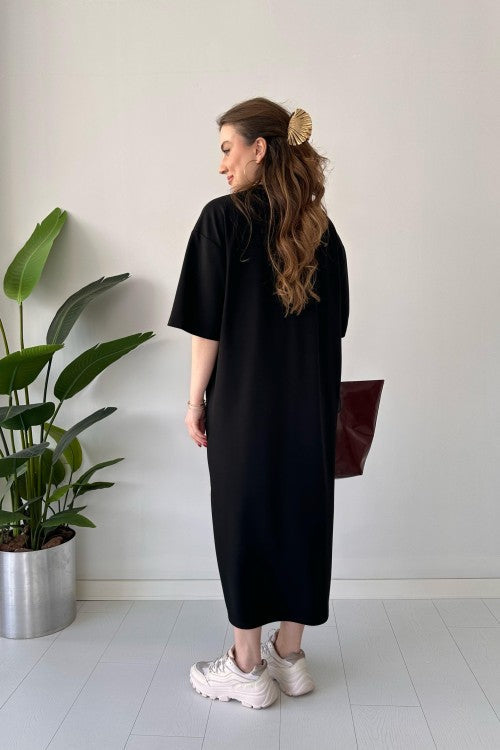 Casual Modal Drop Shoulder Dress