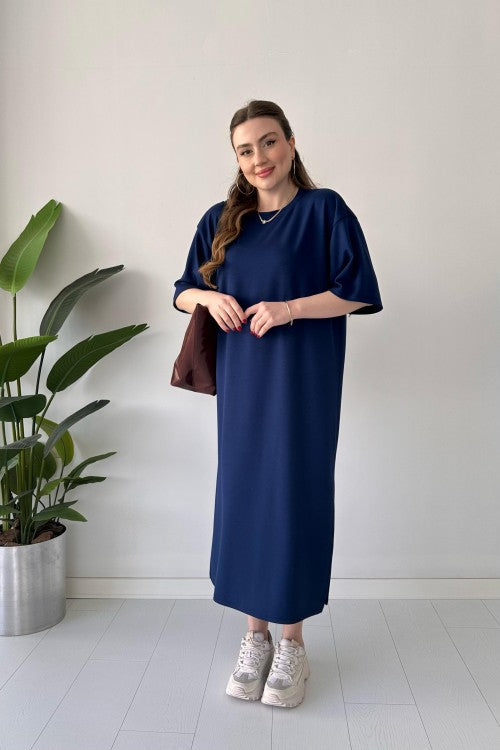 Casual Modal Drop Shoulder Dress