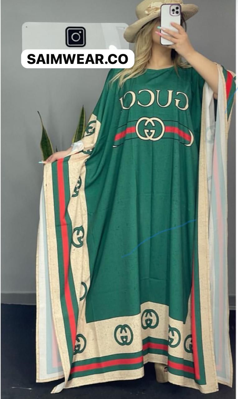 Long Artistic Shamoz Silk Kaftaan