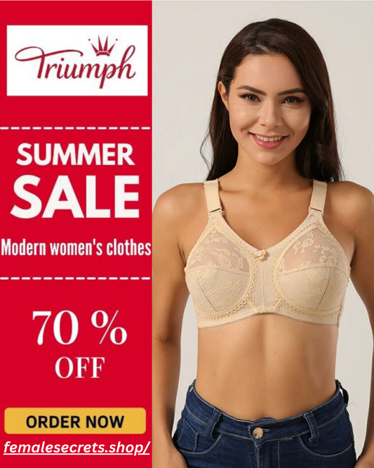 70% OFF | PACK OF 2 IMPORTED TRIUMPH DOREENA BRA BEST FOR SUMMER