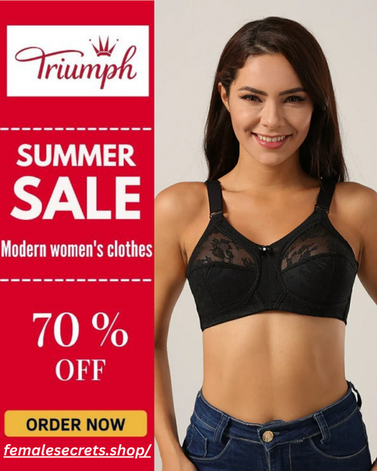 70% OFF | PACK OF 2 IMPORTED TRIUMPH DOREENA BRA BEST FOR SUMMER